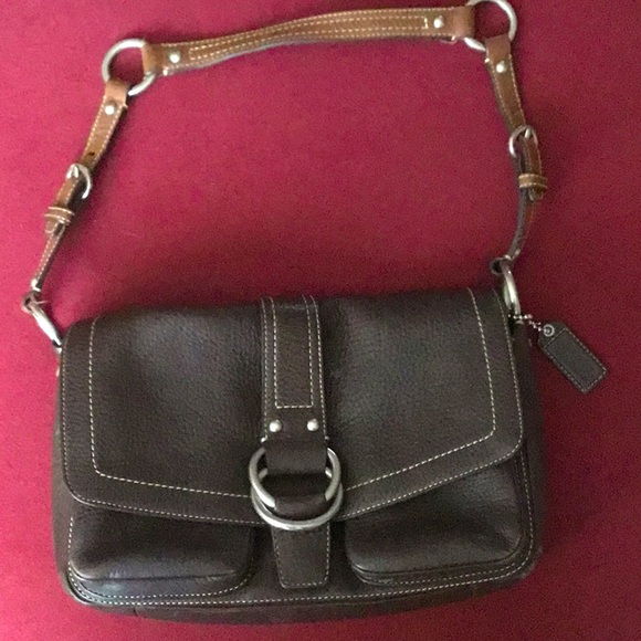 Vintage Coach pebble grain bag - Picture 1 of 6